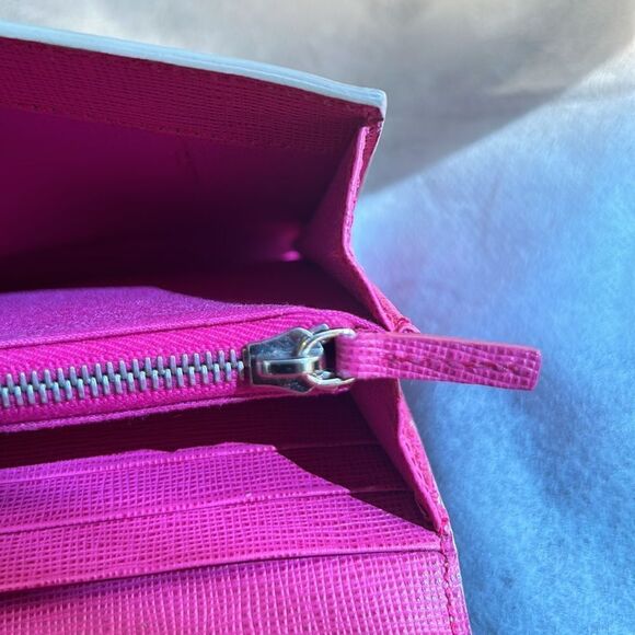 Authentic Fendi Leather  Pink & Blue Wallet - Picture 9 of 16